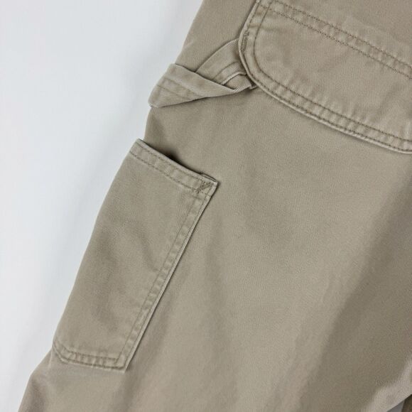 Carhartt B324 FDK Pants Men's Work Relaxed Fit Tan Utility Carpenter - Picture 9 of 16